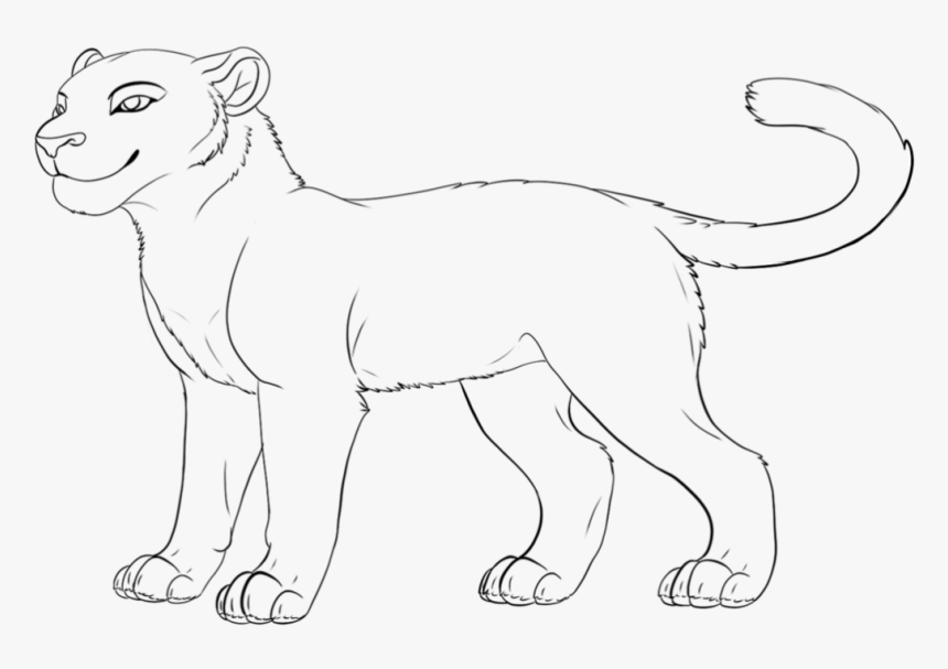 Lioness coloring pages download and print for free