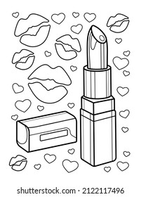 Fashion colouring pages stock photos