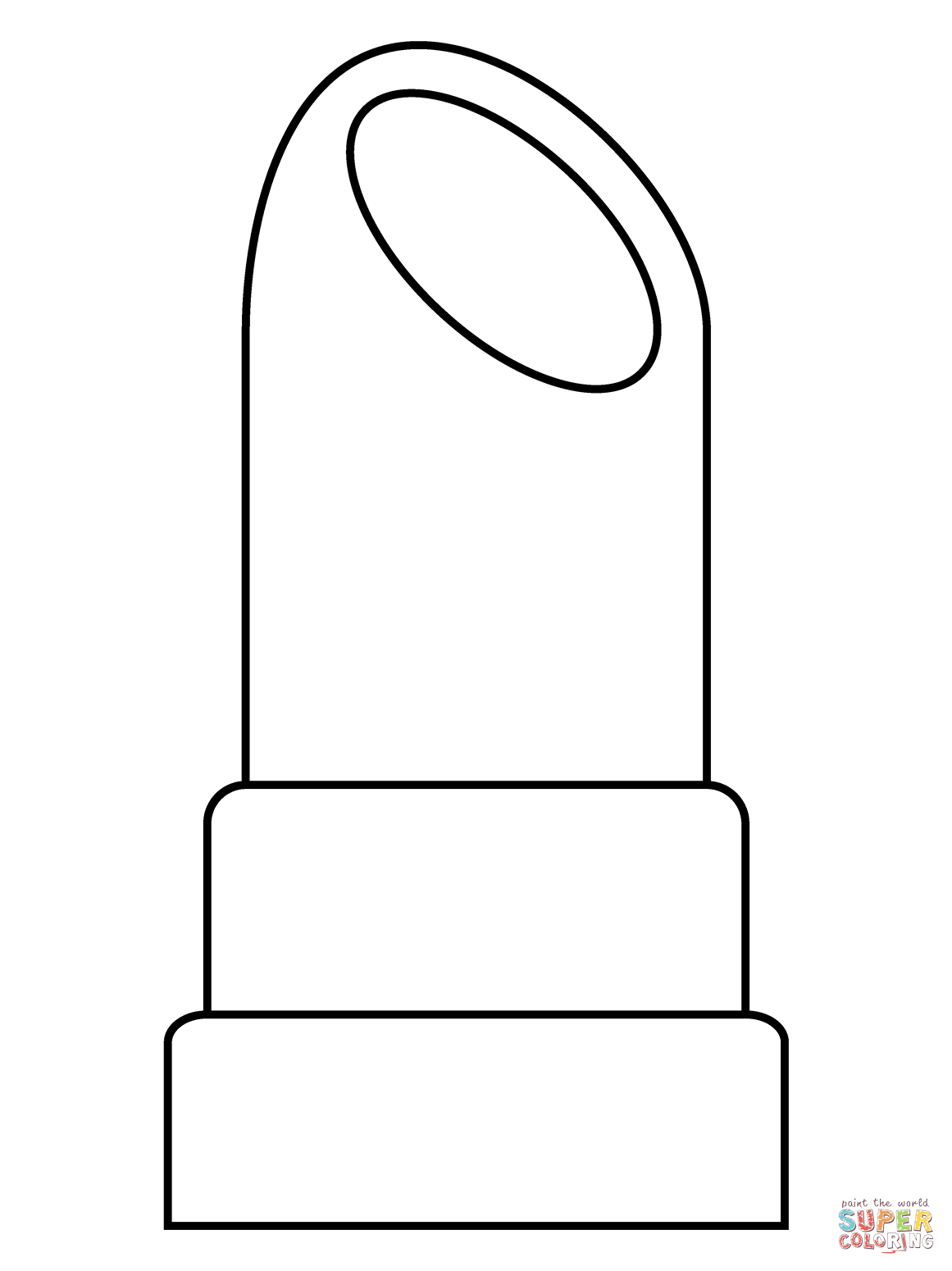 Lipstick emoji coloring page free printable coloring pages