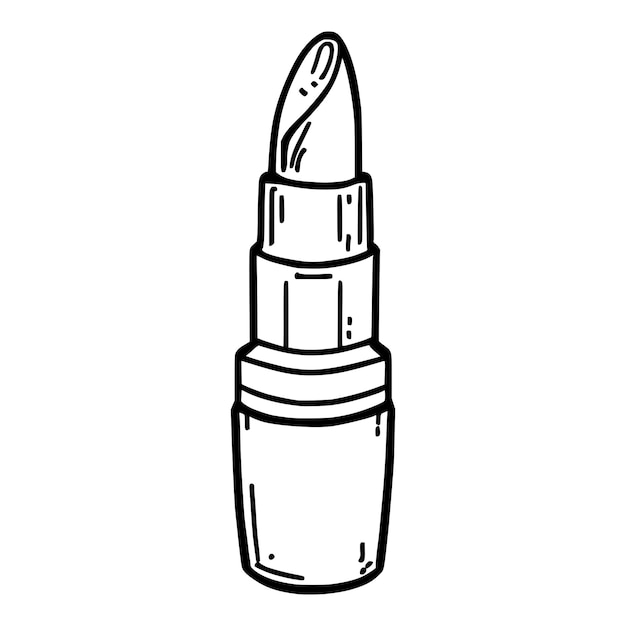 Premium vector lipstick coloring pages for kids