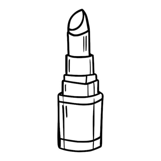 Premium vector lipstick coloring pages for kids