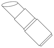 Lipstick emoji coloring page free printable coloring pages