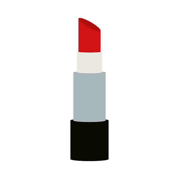 Red lipstick vector sticker by thp creative