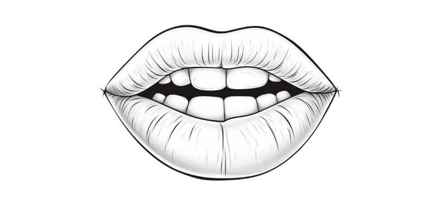 Mouth coloring pages