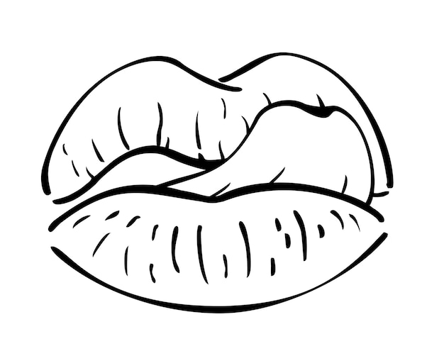 Page lips coloring pages images