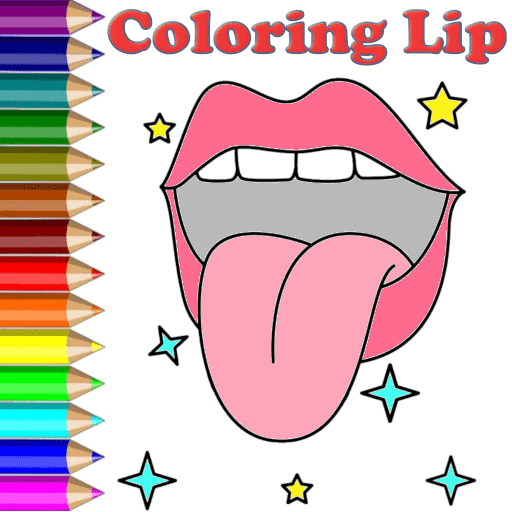 Coloring mouth and lips