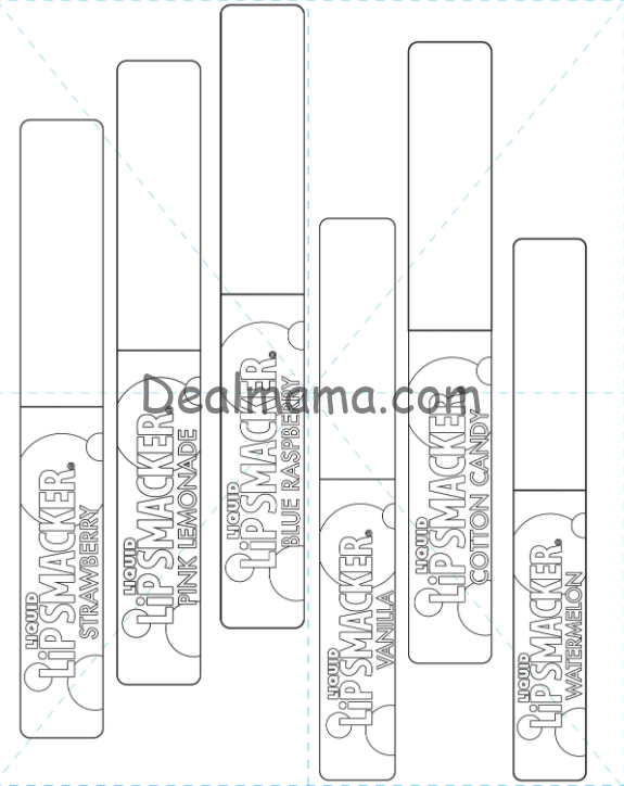 Free lip smacker printable coloring activity pages