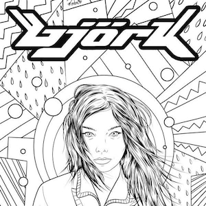 Lips coloring page