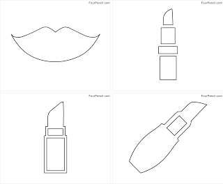 Free printable lipstick coloring pages for kids â