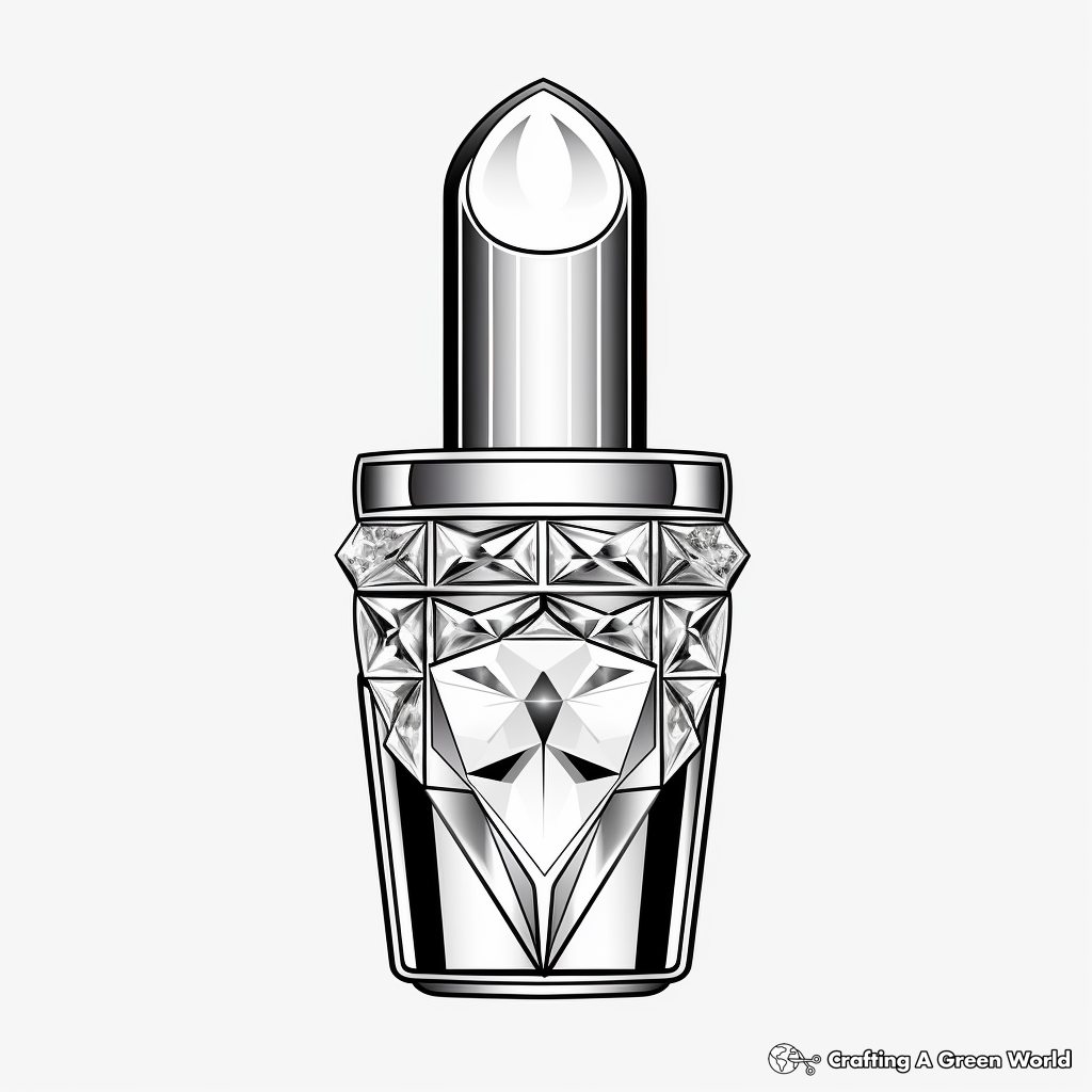 Lipstick coloring pages