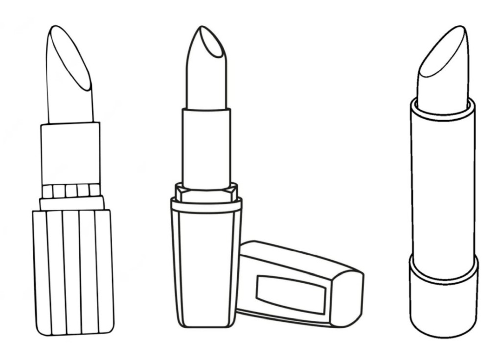 Girls makeup coloring