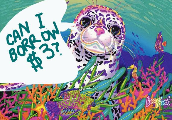 The lisa frank adult coloring book has arrived