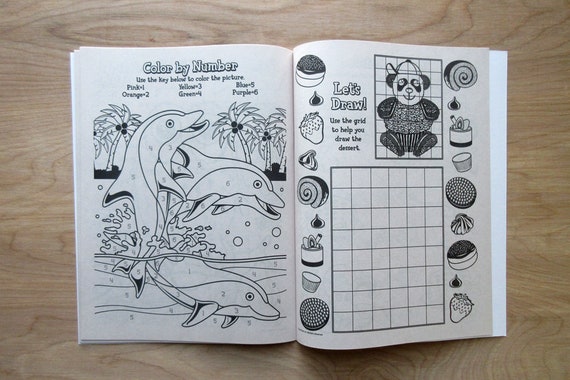 Lisa frank activity book includes over stickerscoloring