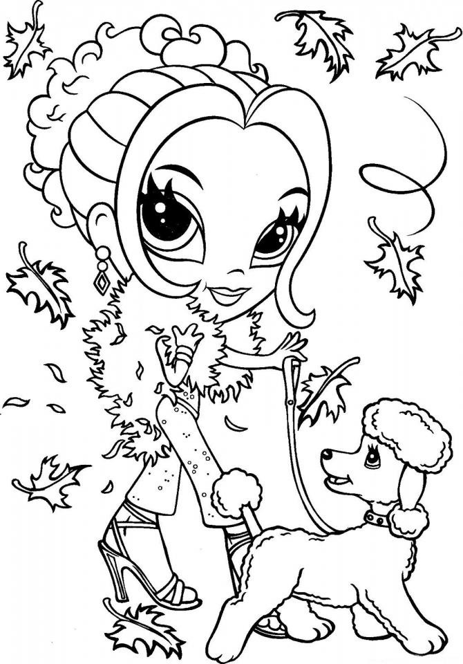 Get this lisa frank coloring pages for girls