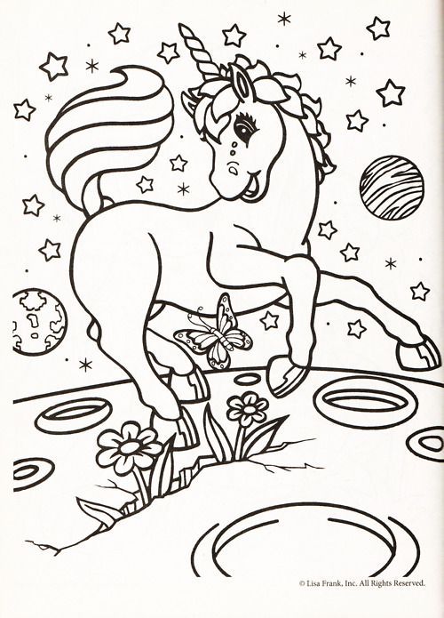Lisa frank coloring pages unicorn coloring pages lisa frank coloring books free printable coloring pages