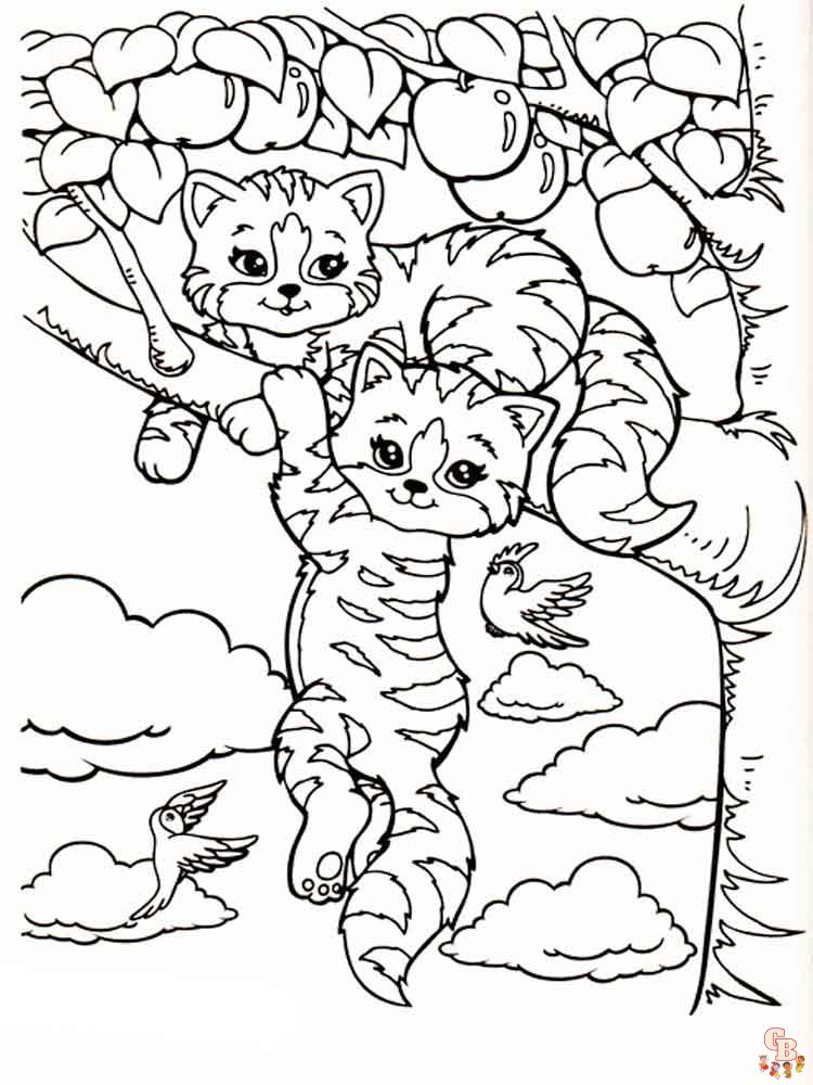 Lisa frank coloring pages free printable