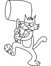 Print lisa simpson coloring page