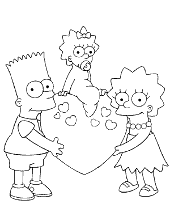 Printable simpsons coloring pages