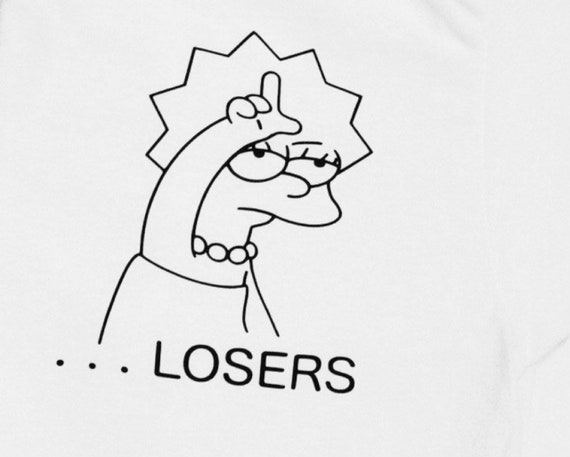 Lisa simpson loser quote printed t