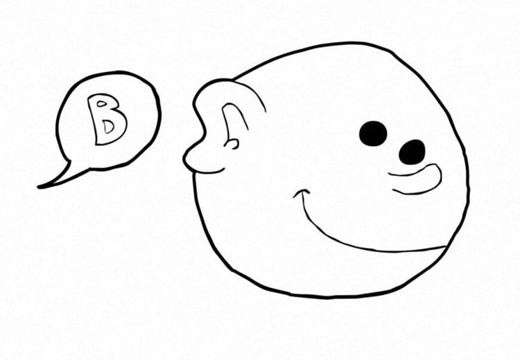 Coloring page listen