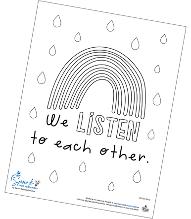 Happy place we listen free coloring printable carson dellosa