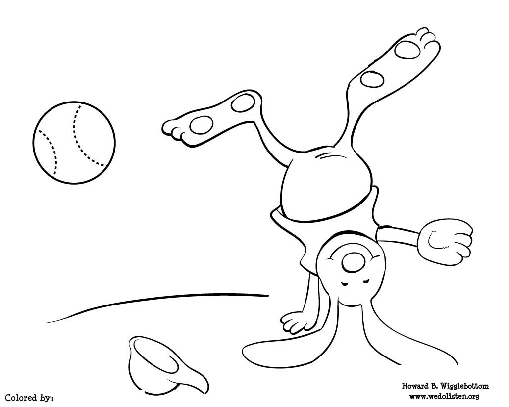 The we do listen foundation color me howard personalized coloring pages