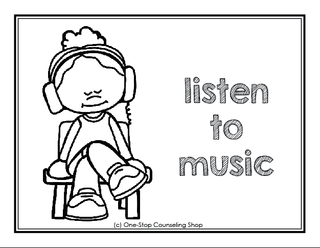 Calm down posters coloring pages â one