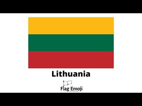 Lithuania flag emoji ðð