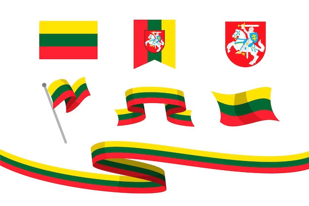 Lithuania creative flag design images