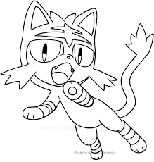 Dibujos para imprimir pokemon litten