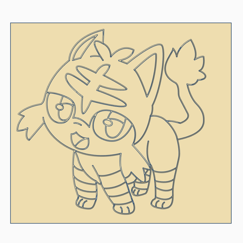 Stl file litten cookie cutter pokemon anime chibi ðªãmodel to download and d printãcults