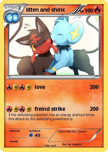 Pokemon litten and shinx