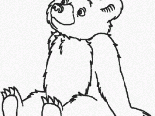 Best little bear coloring pages for kids