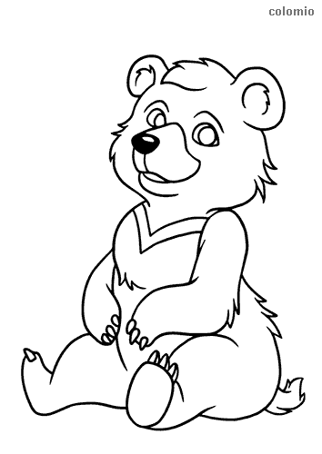 Bears coloring pages free printable bear coloring sheets
