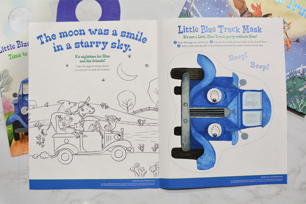 Good night little blue truck racing tire toy chest giveaway