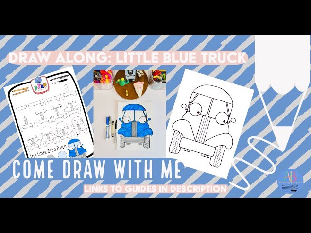 Draw along little blue truck