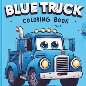 Fã blue truck coloring book color adventurous brave heroic little trucks monster blue trucks blue trash trucks blue semi trucks and more great gif af wayne wayright som hãftet bog pã