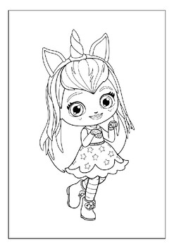 Printable little charmers coloring pages magic adventures for kids