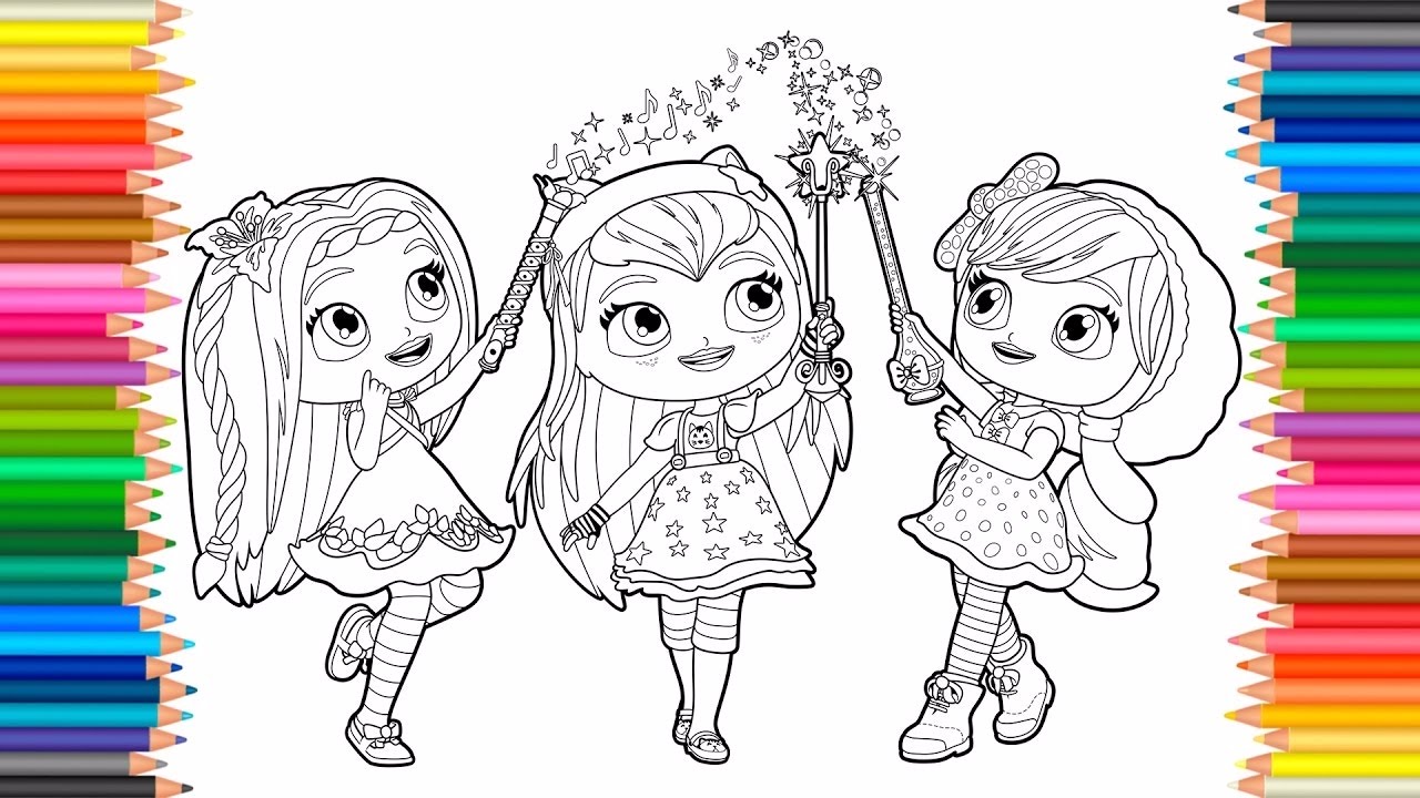 Little charmers coloring pages for kids learn coloring for kids fun activities for kids