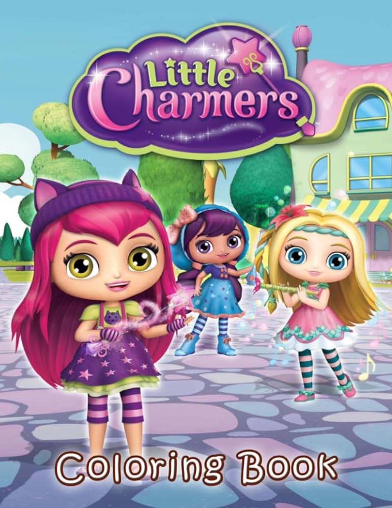 Little charmers coloring book coloring book for kids ages