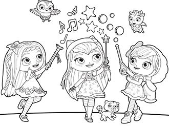 Fun stuff coloriage sorciere maternelle