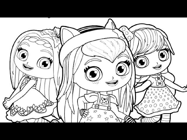 Little charers all characters coloring pages