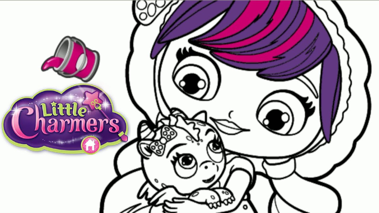 Little charmers lavender flare dragon nick jr coloring book creative game for children