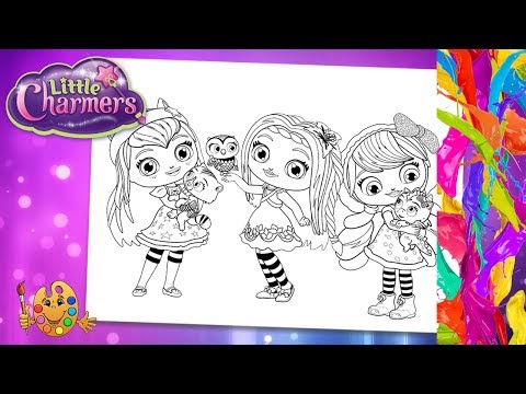 Coloring little charmers hazel posie lavender coloring pages coloring book