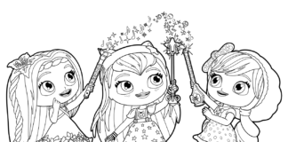 Little charmers coloring pages to print and print online