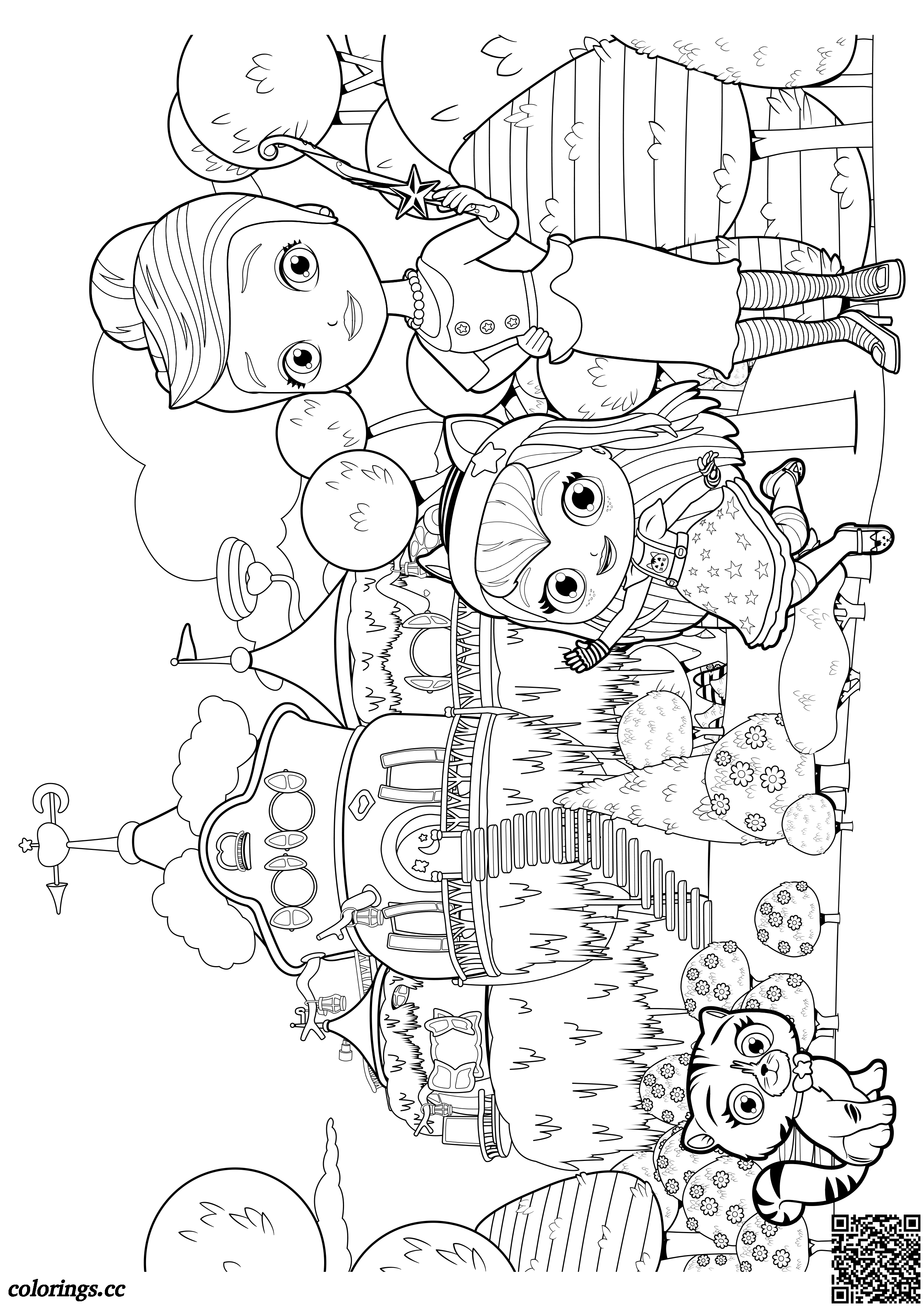 Little charmers coloring pages little fairies coloring pages