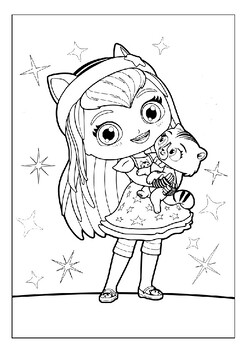 Printable little charmers coloring sheets creative fun for preschoolers