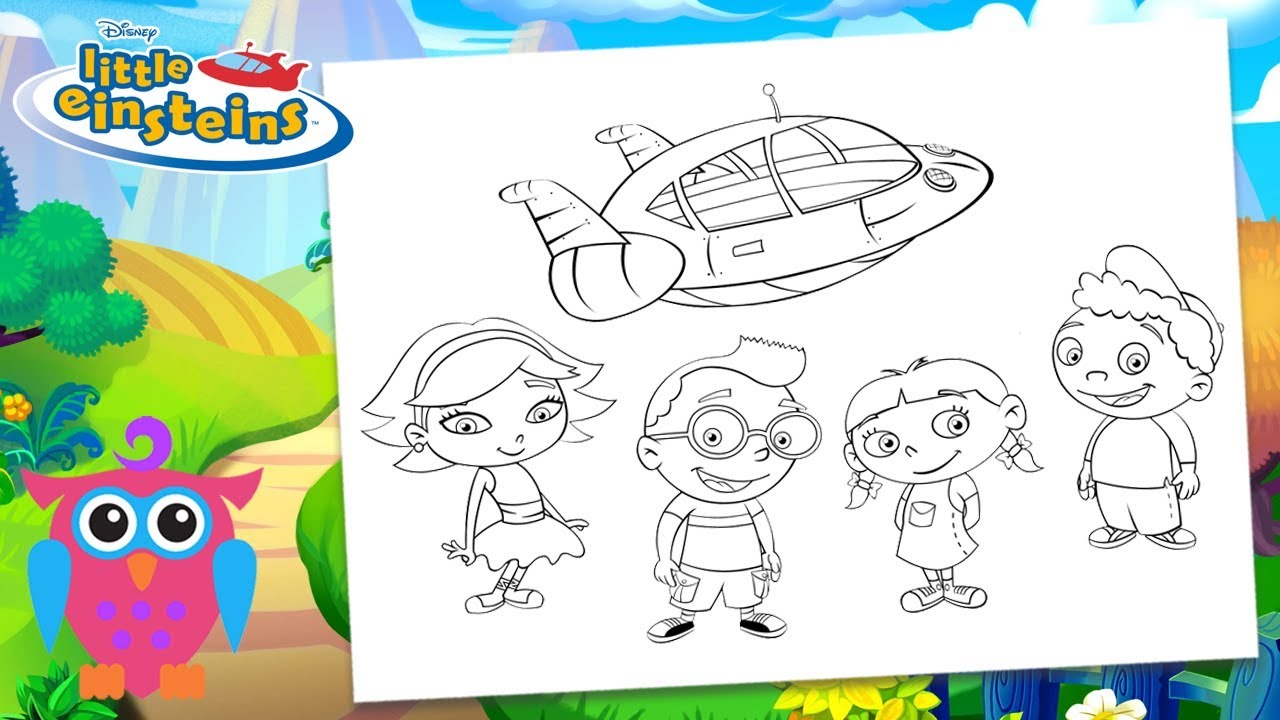 Coloring little einsteins