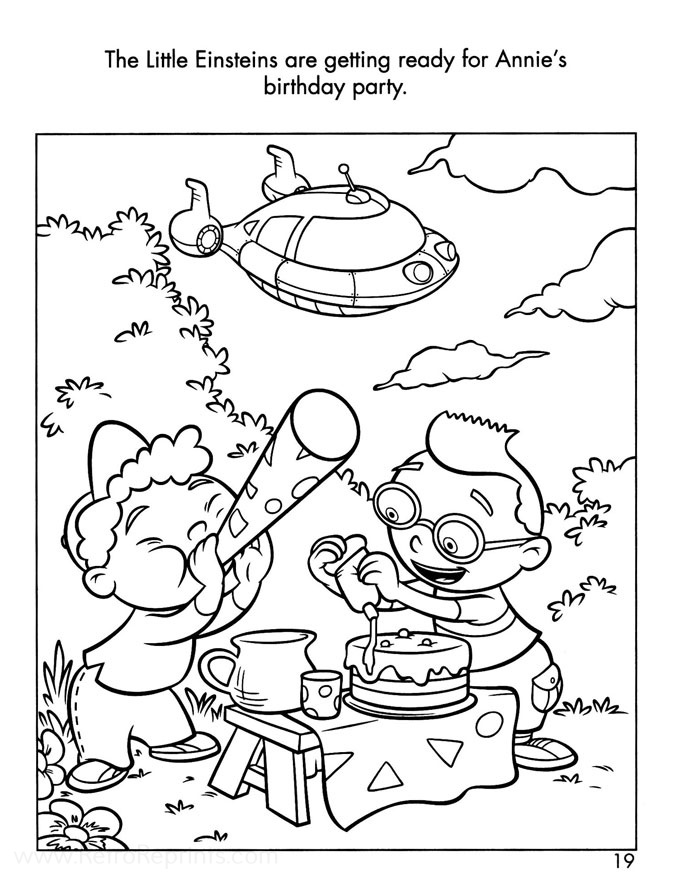 Little einsteins coloring pages coloring books at retro reprints
