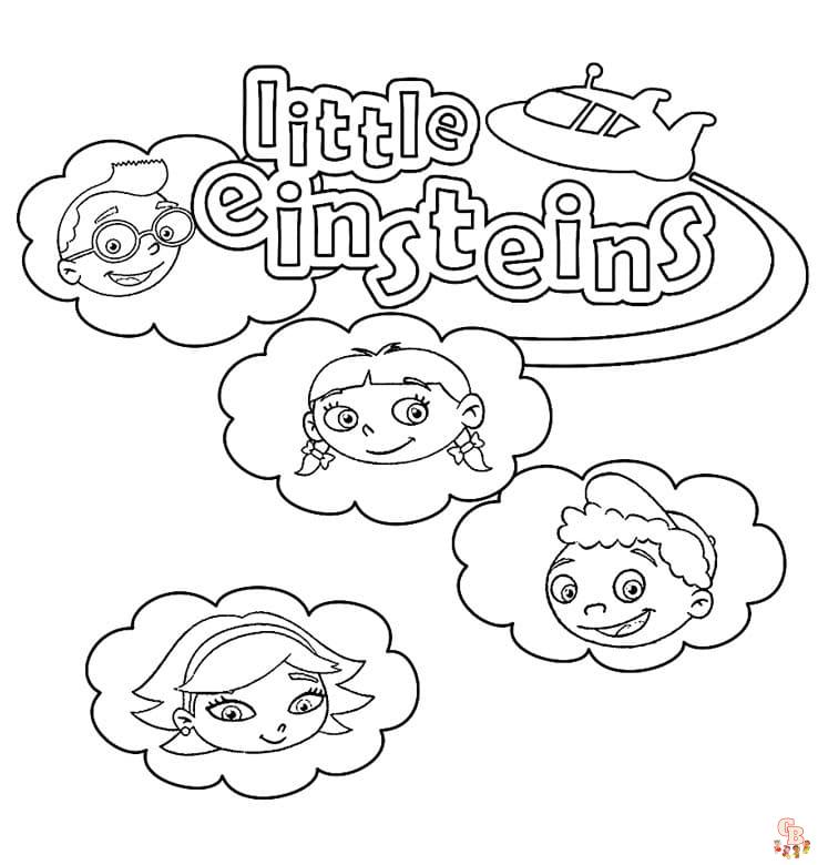 Printable little einsteins coloring pages free for kids and adults